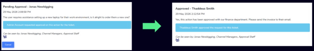 ThreatSpike Product Update Ticket Approval Process