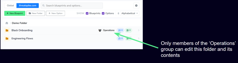 Screenshot of Folder Permissions