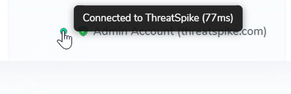 Screenshot of Threatspike Update: Status