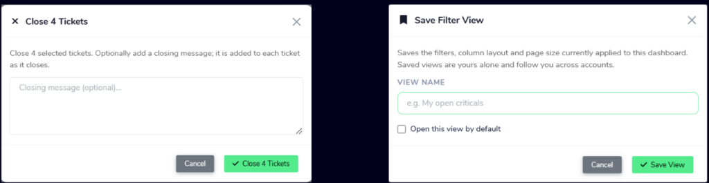 Screenshot of Threatspike Update: Personal Dashboard